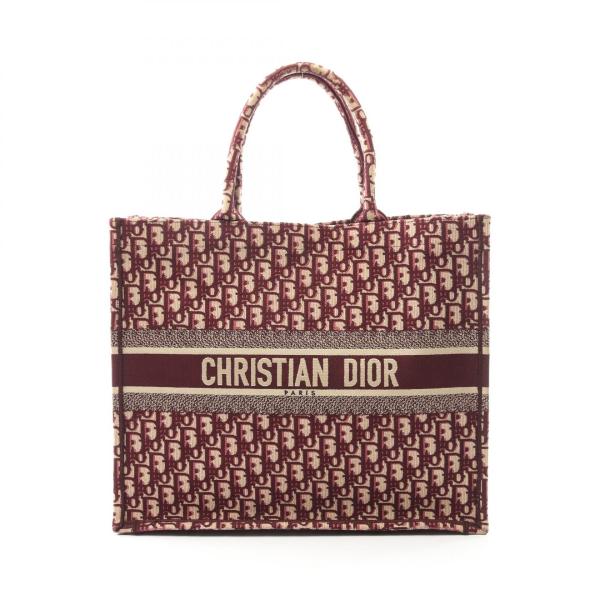 ディオール BOOK TOTE ブックトート ラージ オブリーク ブランドオフ