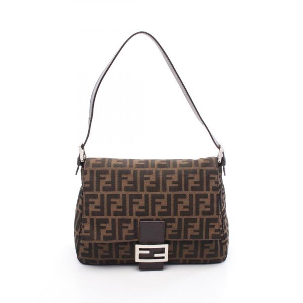 ⭐︎FENDI⭐︎フェンディ ショルダーバッグ マンマバケット ズッカ ナイロン FENDI（フェンディ） マンマバケット ズッカ ブランドオフ キャンバス