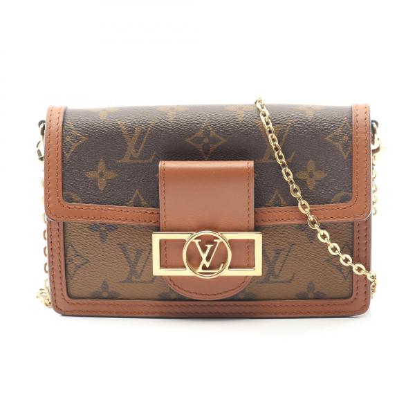 ルイヴィトン モノグラムリバース ポルトフォイユドーフィーヌ ショルダーバ LOUIS VUITTON（ルイ・ヴィトン） ポルトフォイユ ドーフィーヌ