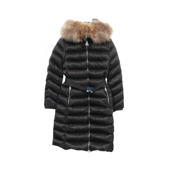 モンクレール MONCLER LEERSIE ダウンジャケット 衣料品 アウター ナイロン レディース ブラック系 1C00035 【中古】 MONCLER（モンクレール） LEERSIE ブランドオフ ナイロン ダウン