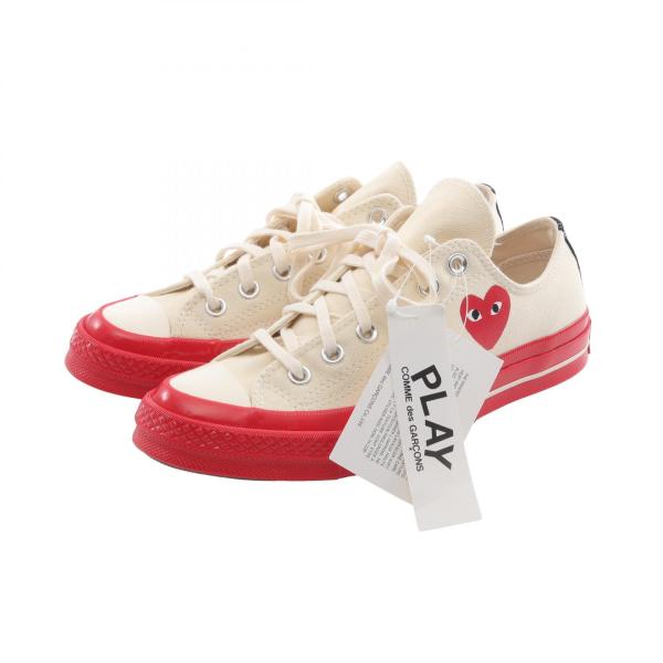 未使用】PLAY Comme des Garçons × converse24㎝ コムデギャルソン PLAY COMME des GARCONS × CONVERSE ブランドオフ