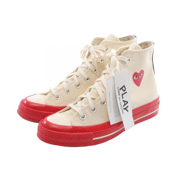 未使用】PLAY Comme des Garçons × converse24㎝ プレイコムデギャルソン PLAY COMME des GARCONS × CONVERSE ブランド