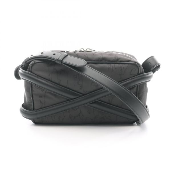 【極美品】アレキサンダーマックイーン ハーネス バムバッグ ウエストポーチ 黒 アレキサンダーマックイーン Harness Crossbody ブランドオフ