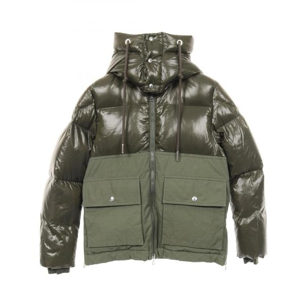 モンクレール MONCLER MONTRIOND ダウンジャケット 衣料品 アウター ナイロン ウール コットン メンズ カーキ系 【中古】 brandoff_2101219439785