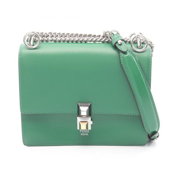 FENDI フェンディ ショルダーバッグ MINI KAN I ミニ キャナイ フェンディミニキャナイ ズッカ柄 ブラウン/黒 ゴールド金具