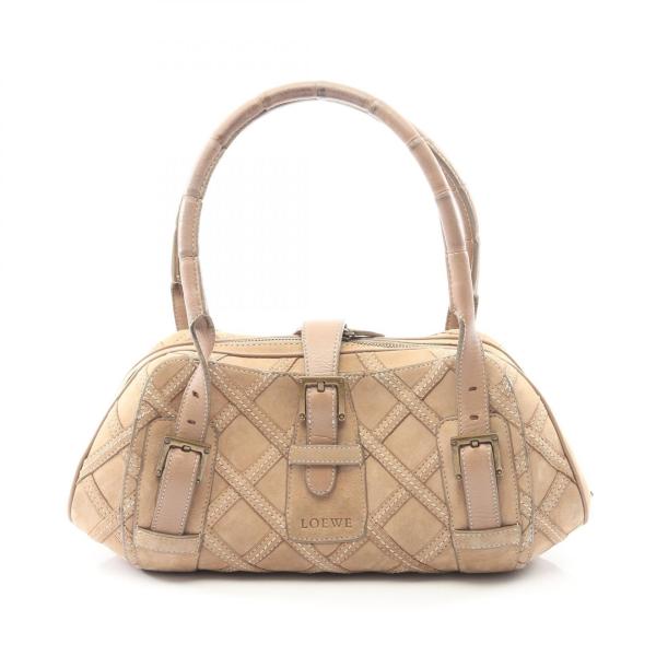 ロエベ スエード レザー ハンドバッグ LOEWE（ロエベ） センダ ブランドオフ スウェード ハンドバッグ