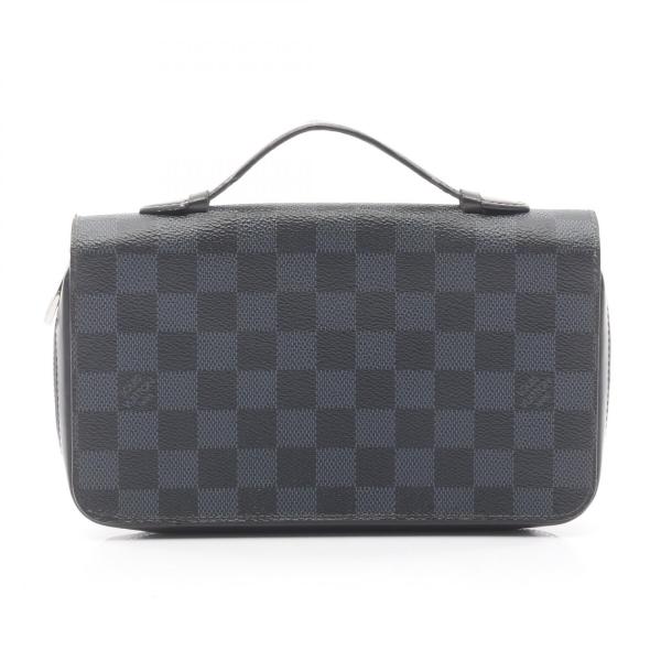 ✅【格安】メンテ済み　ルイヴィトン　ダミエ　グラフィット　ジッピー　長財布 LOUIS VUITTON】ルイヴィトン『ダミエ グラフィット ジッピー