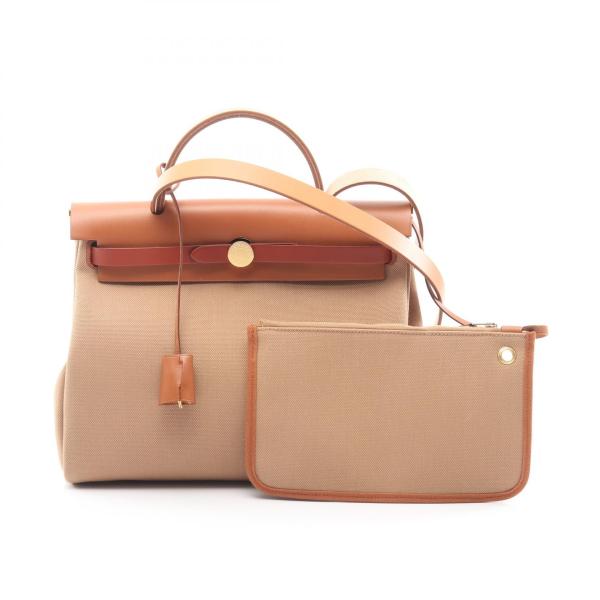 エルメス エールバッグジップPM ルトゥルネ ハンドバッグ ショルダーバッグ 2WAY キャンバス レディース HERMES 【234-67073】 HERMES（エルメス） エールバッグジップPM ルトゥルネ ブランドオフ