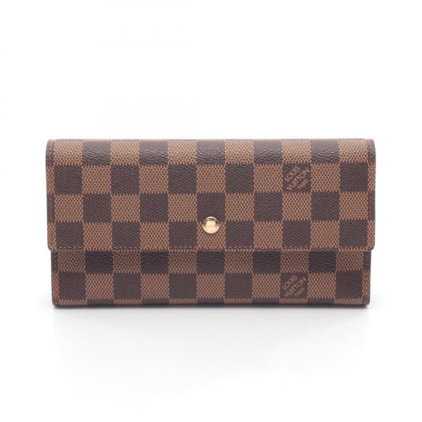 ルイヴィトン ダミエ ポルトフォイユ インターナショナル 三つ折り 長財布 LOUIS VUITTON（ルイ・ヴィトン） ポルトフォイユ インターナショナル