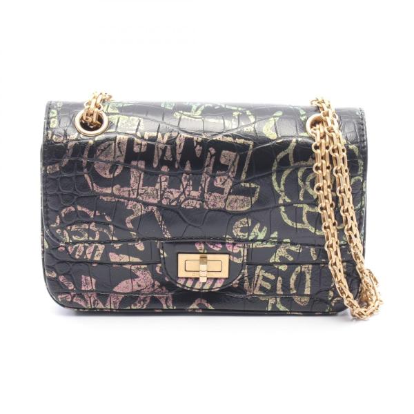 CHANEL（シャネル） 爆買 2.55 マドモアゼルチェーン クロコ型押し