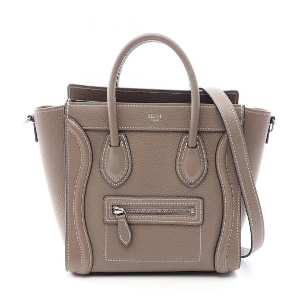 CELINE ラゲージナノ CELINE（セリーヌ） ラゲージ ナノショッパー 2WAY ブランドオフ