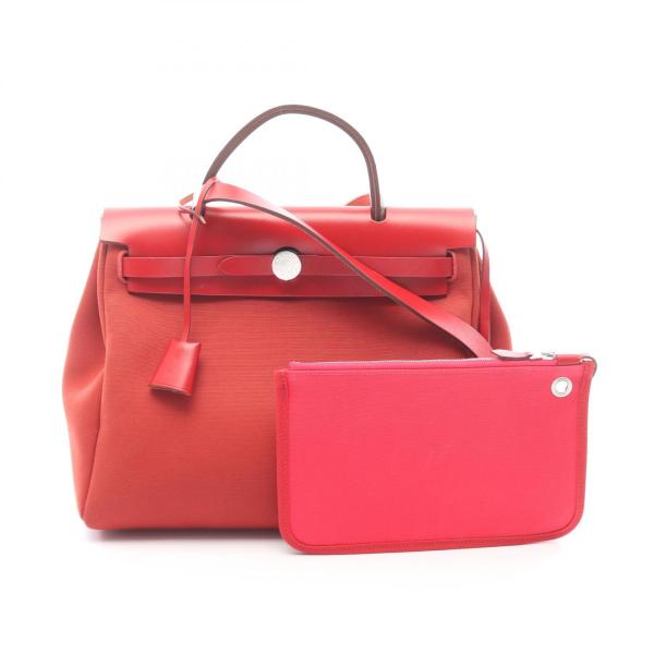 【極美品】エルメス エールバッグPM トワルオフィシェ 2way ハンドバッグ HERMES（エルメス） エールバッグジップPM 2WAY ブランドオフ