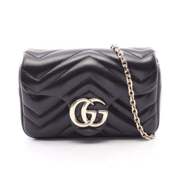 GUCCI（グッチ） 爆買 GGマーモント ミニ ブランドオフ レザー