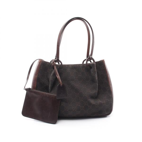 GUCCI（グッチ） GG柄 ポーチ付き ブランドオフ キャンバス トート