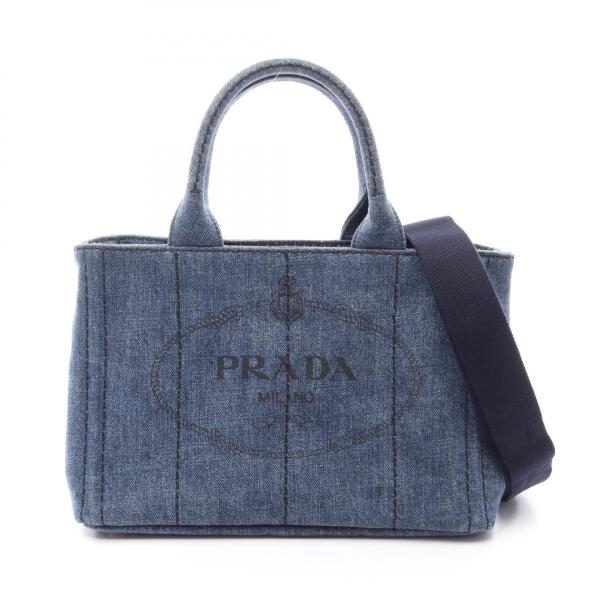 PRADA（プラダ） CANAPA カナパ 2WAY ブランドオフ デニム トート