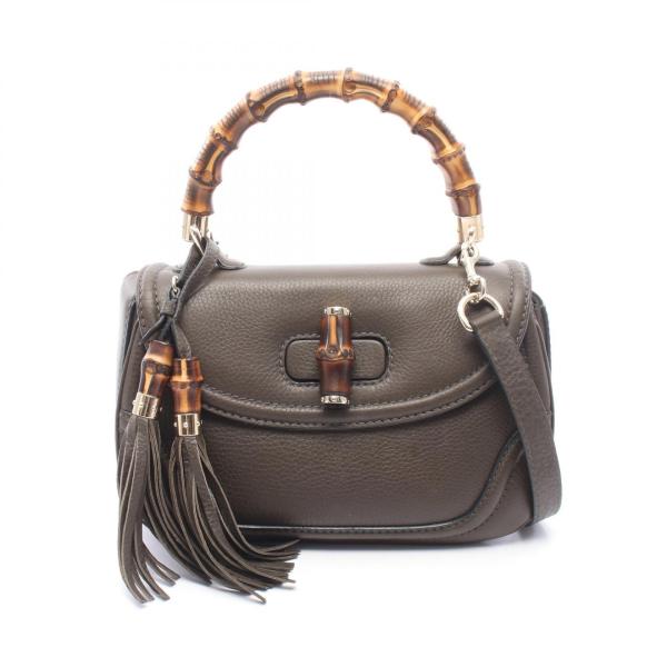 GUCCI（グッチ） ニューバンブー 2WAY ブランドオフ レザー