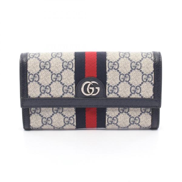 【美品】GUCCI グッチ 長財布 オフィディア GG コンチネンタルウォレット GUCCI（グッチ） オフィディア GGスプリーム コンチネンタルウォレット