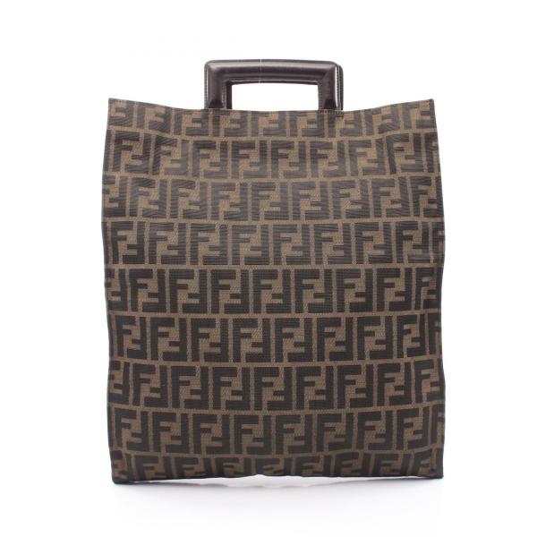 FENDI フェンディ ズッカ トートバッグ B060511 中古 FENDI（フェンディ） ズッカ ブランドオフ キャンバス トートバッグ