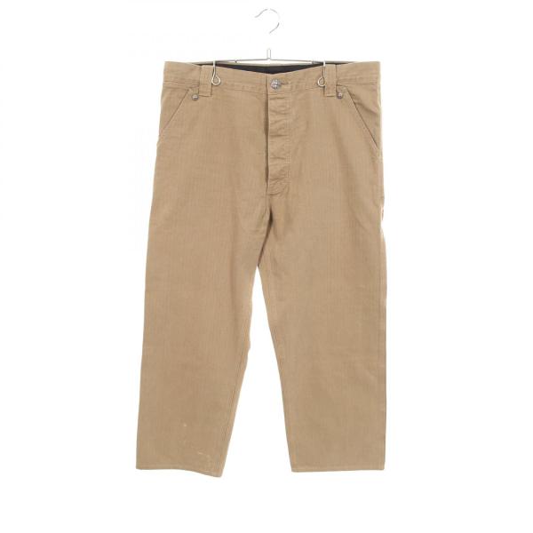クロムハーツ CHROME HEARTS CARPENTER クロスボール カーペンター パンツ 衣料品 ボトムス コットン メンズ ベージュ系 【中古】 クロムハーツ CARPENTER クロスボール カーペンター ブランドオフ