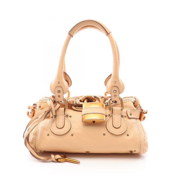 Chloe（クロエ） ミニパディントン ブランドオフ レザー ハンドバッグ
