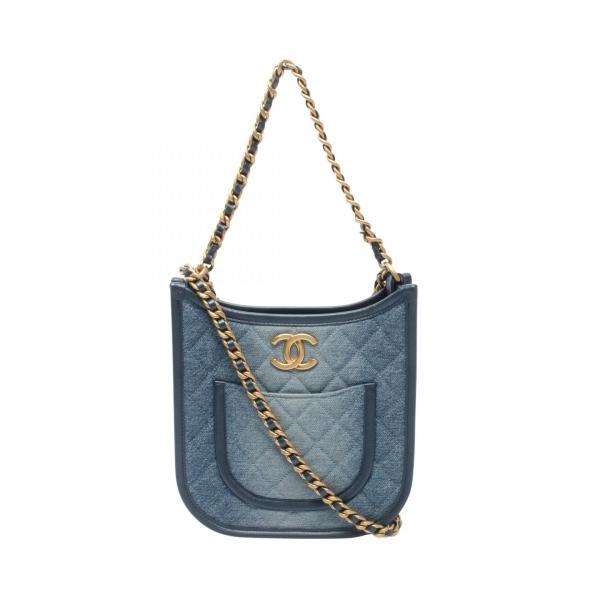 CHANEL（シャネル） マトラッセ ホーボー ブランドオフ デニム