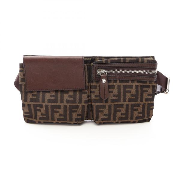 FENDI（フェンディ） ズッカ ベルトバッグ ブランドオフ キャンバス