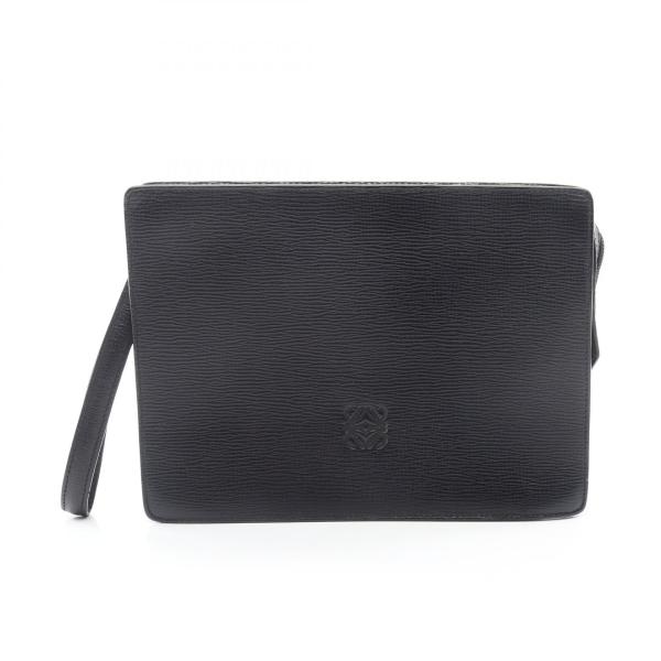 LOEWE（ロエベ） アナグラム ブランドオフ レザー セカンドバッグ