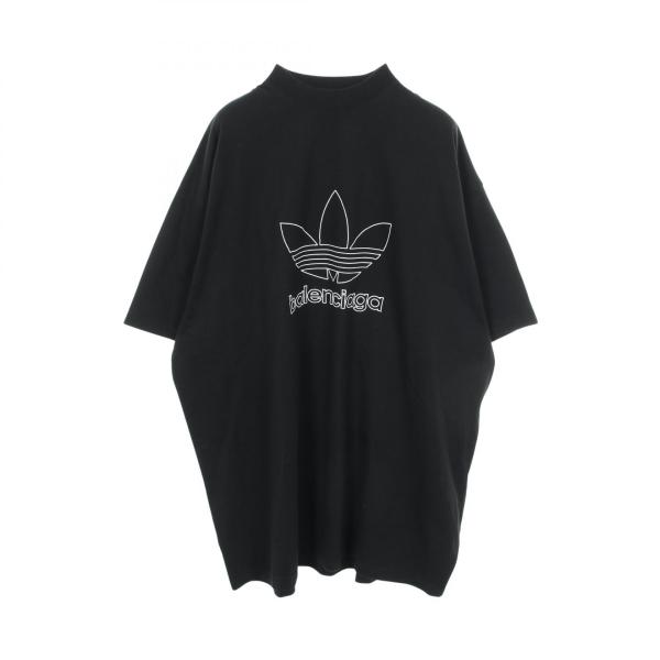 未使用品 バレンシアガ アディダス オーバーサイズ ロンT Tシャツ ブラック BALENCIAGA（バレンシアガ） × adidas オーバーサイズ ブランドオフ