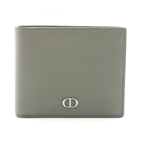 ディオール CD Icon ブランドオフ Dior レザー 二つ折り財布 中古