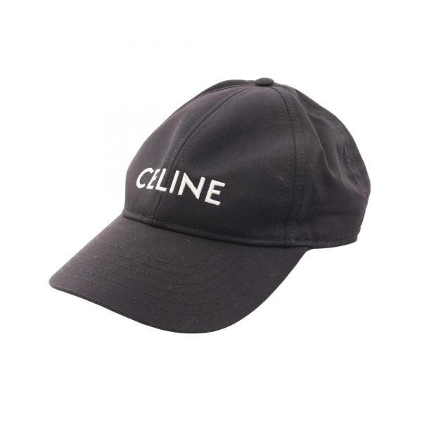 CELINE（セリーヌ） ロゴ刺繍 ベースボール ブランドオフ コットン