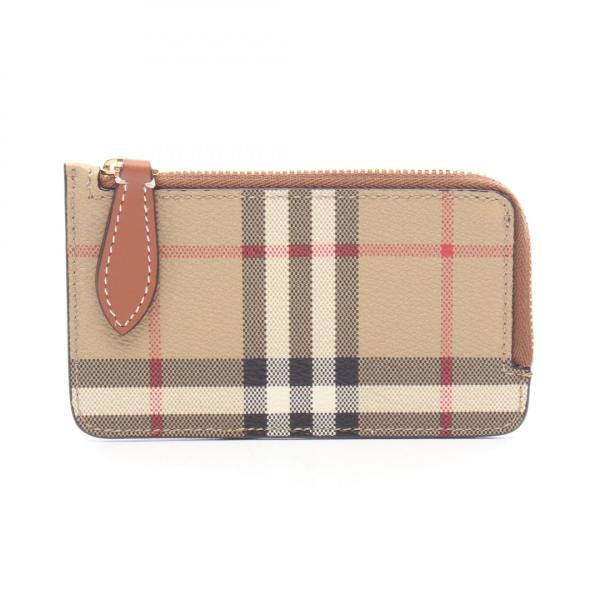 BURBERRY（バーバリー） チェック カードケース ブランドオフ レザー