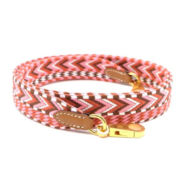 HERMES エルメス バンドリエール ピンク系 ゴールド金具 HERMES エルメス バンドリエール ピンク系 ゴールド金具
