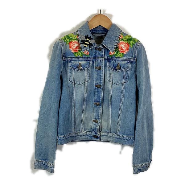 GUCCI グッチ デニムジャケット ブルー系 デニム 中古 GUCCI グッチ デニムジャケット ブルー系 デニム 中古