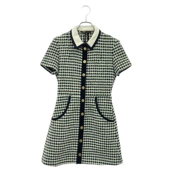 マージュ ツイードワンピース ブランドオフ maje コットン ワンピース  