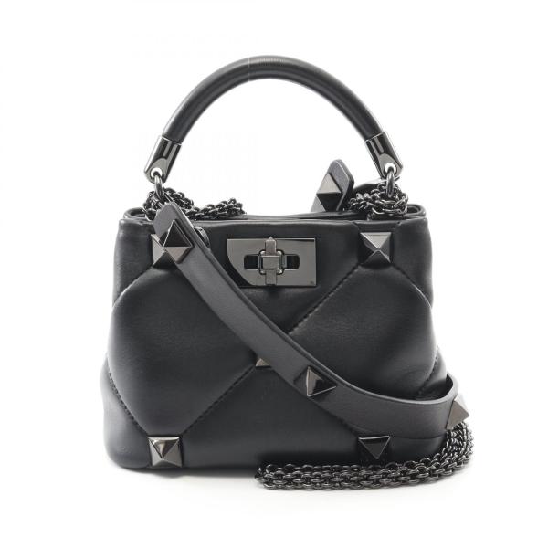 爆買 ヴァレンチノ ローマンスタッズ ブランドオフ Valentino レザー