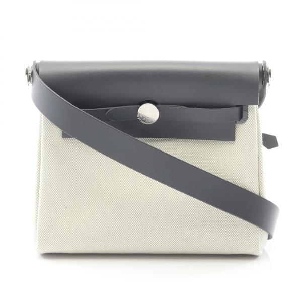 お値下げ　 HERMES ダークグレー ショルダーバッグ HERMES（エルメス） エールバッグジップ ミニ エクリュ アルドワーズ