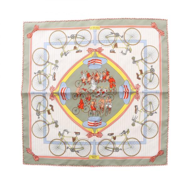 HERMES（エルメス） プチカレ カレ45 LES BECANES ブランドオフ シルク