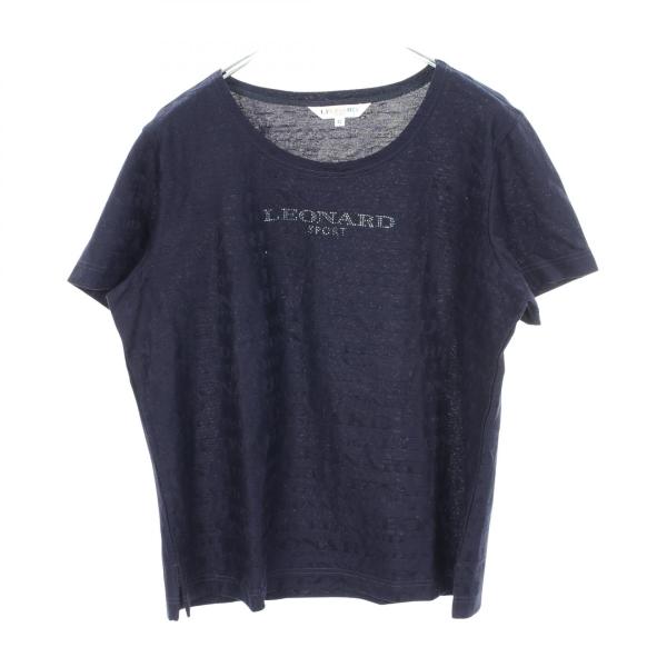 レオナールスポーツ ロゴ総柄 ラインストーン ブランドオフ LEONARD