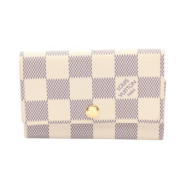 【美品】ルイヴィトン☆ダミエ キーケース アズール 6連 ミュルティクレ6 LOUIS VUITTON（ルイ・ヴィトン） ミュルティクレ6 ダミエアズール 6連
