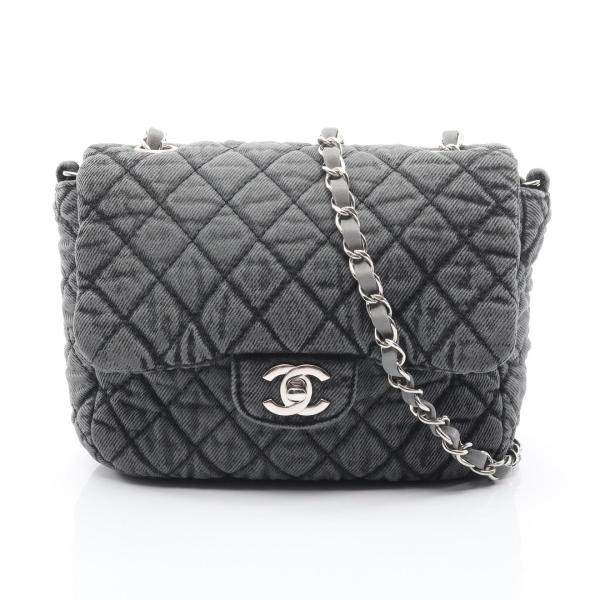 シャネル CHANEL マトラッセ ショルダーバッグ バッグ デニム レディース グレー系 【中古】 CHANEL（シャネル） マトラッセ ブランドオフ デニム ショルダーバッグ