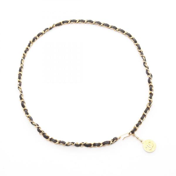 CHANEL（シャネル） ココマーク チェーン ブランドオフ レザー ベルト