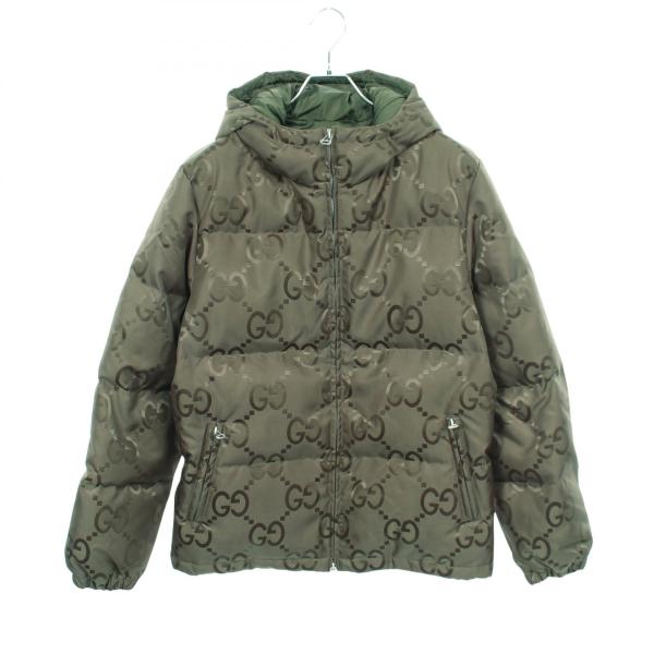 GUCCI（グッチ） ジャンボGG フード付き ブランドオフ ナイロン ダウン