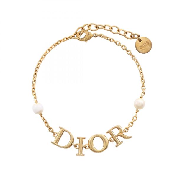 ディオール DIORロゴ ブランドオフ Dior GP（ゴールドメッキ