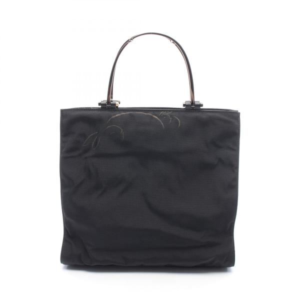 ⭐️GUCCI グッチ GGナイロンレザー ブラック トートバッグ 180449 GUCCI（グッチ） 爆買 ブランドオフ レザー トートバッグ ナイロン