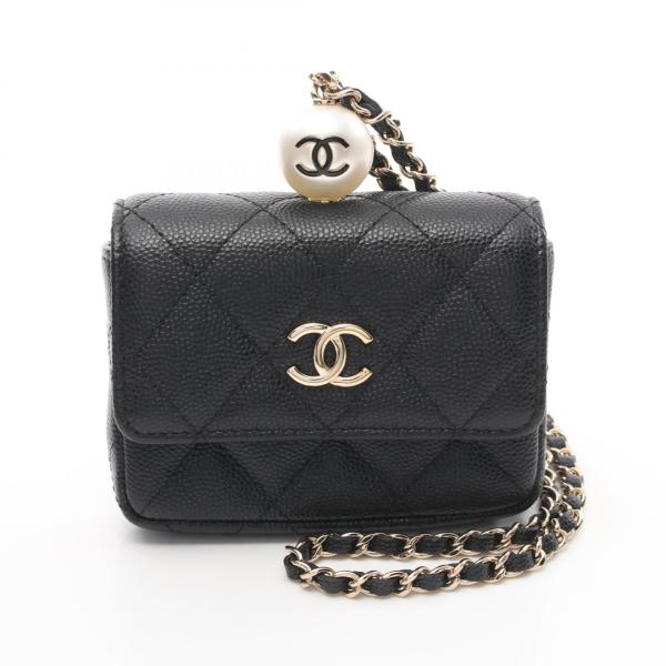 CHANEL（シャネル） マトラッセ チェーン フラップ コインパース