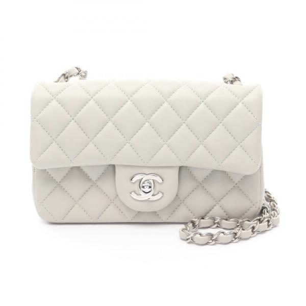 ⭐️美品⭐️CHANEL　マトラッセ　ハンドバッグ　オフホワイト　ラムスキン CHANEL（シャネル） ミニマトラッセ20 ブランドオフ ラムスキン（羊革