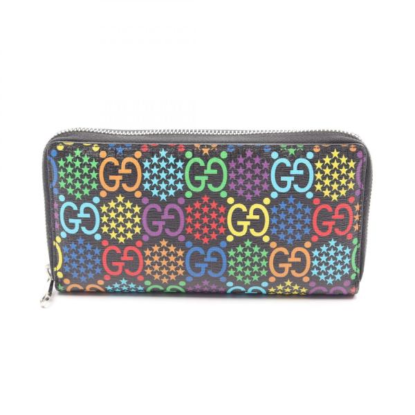 希少　GUCCI グッチ　GGサイケデリック マルチカラー　二つ折り財布 GUCCI（グッチ） GGサイケデリック ブランドオフ その他 ラウンド長