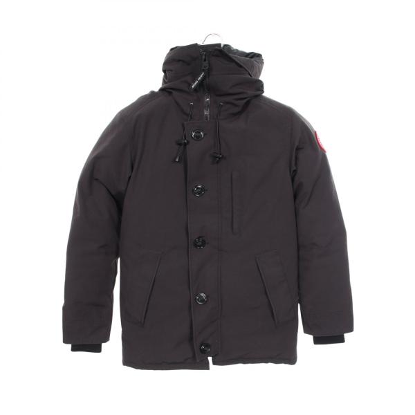 カナダグース   CHATEAU PARKA FUSION FIT フード付き ダウンジャケット 衣料品 アウター ポリエステル / コットン メンズ ブラック系 3426MA 【中古】 CANADA GOOSE（カナダグース） CHATEAU PARKA FUSION FIT フード付き
