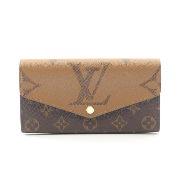 LOUIS VUITTON　ルイヴィトン　モノグラム　ポルトフォイユ・サラ ポルトフォイユ・サラ NM バイカラー モノグラム・アンプラント レザー