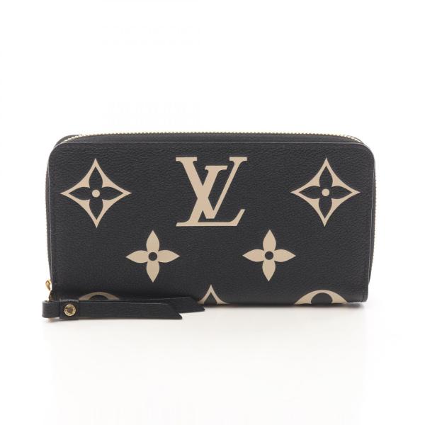 ルイヴィトン バイカラー モノグラム・アンプラント レザージッピー・ウォレット LOUIS VUITTON（ルイ・ヴィトン） ジッピーウォレット バイカラー